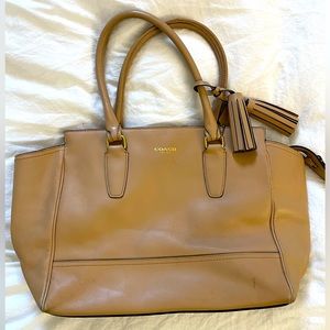 Tan Coach Bag